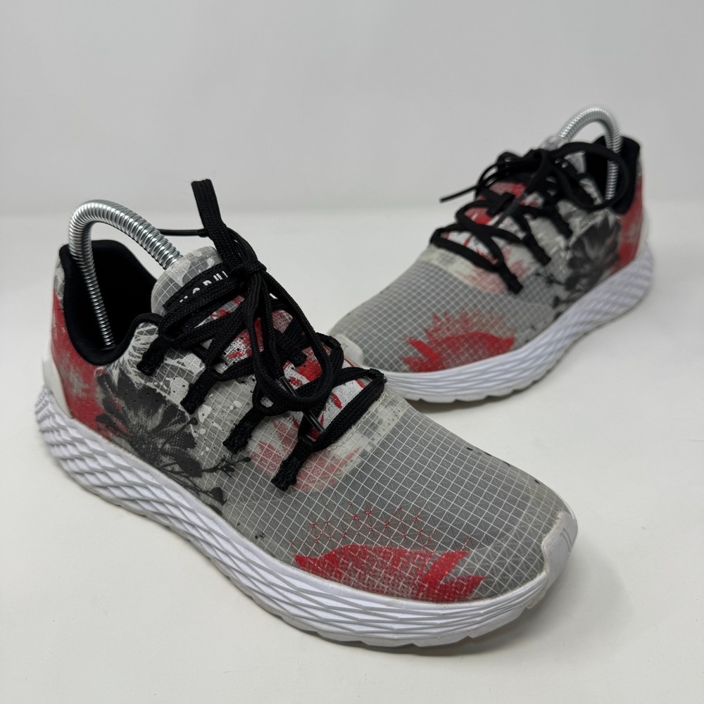 NoBull Translucent Ripstop Runners Cactus Blossom Floral Sneakers M 5 W 6.5